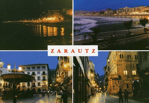 zarautz, pays basque, espagne