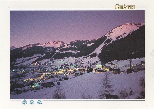 châtel, haute savoie, france
