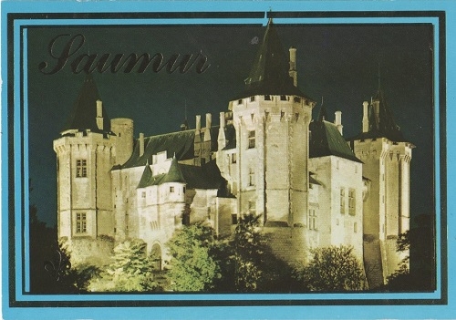 saumur, chateaux de la loire, france