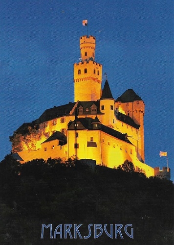 braubach, allemagne, chateau de marksburg