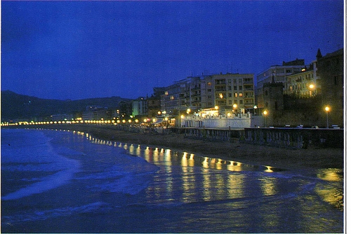 zarautz, pays basque, espagne