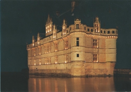 azay le rideau, chateaux de la loire, france