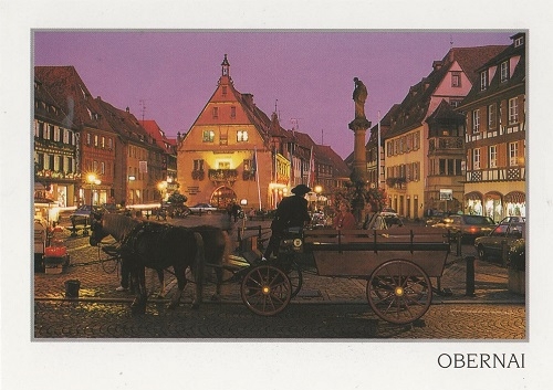 obernai, alsace, france