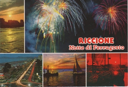 riccione, rimini, italie